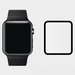 Folie de protectie iUni pentru Smartwatch Apple Watch 42mm Plastic Negru